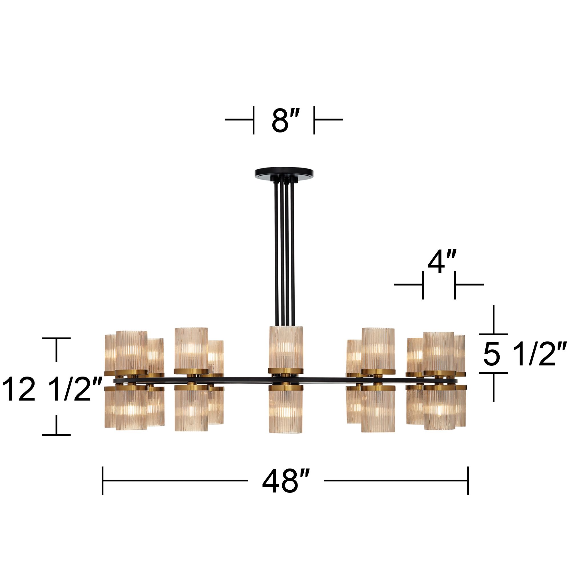 Watch A Video About the Stiffel Palais Champagne Glass 24 Light Chandelier