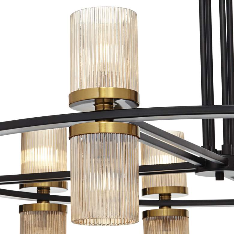 Image 5 Stiffel Palais 48" Wide Champagne Glass 24-Light Ring Chandelier more views