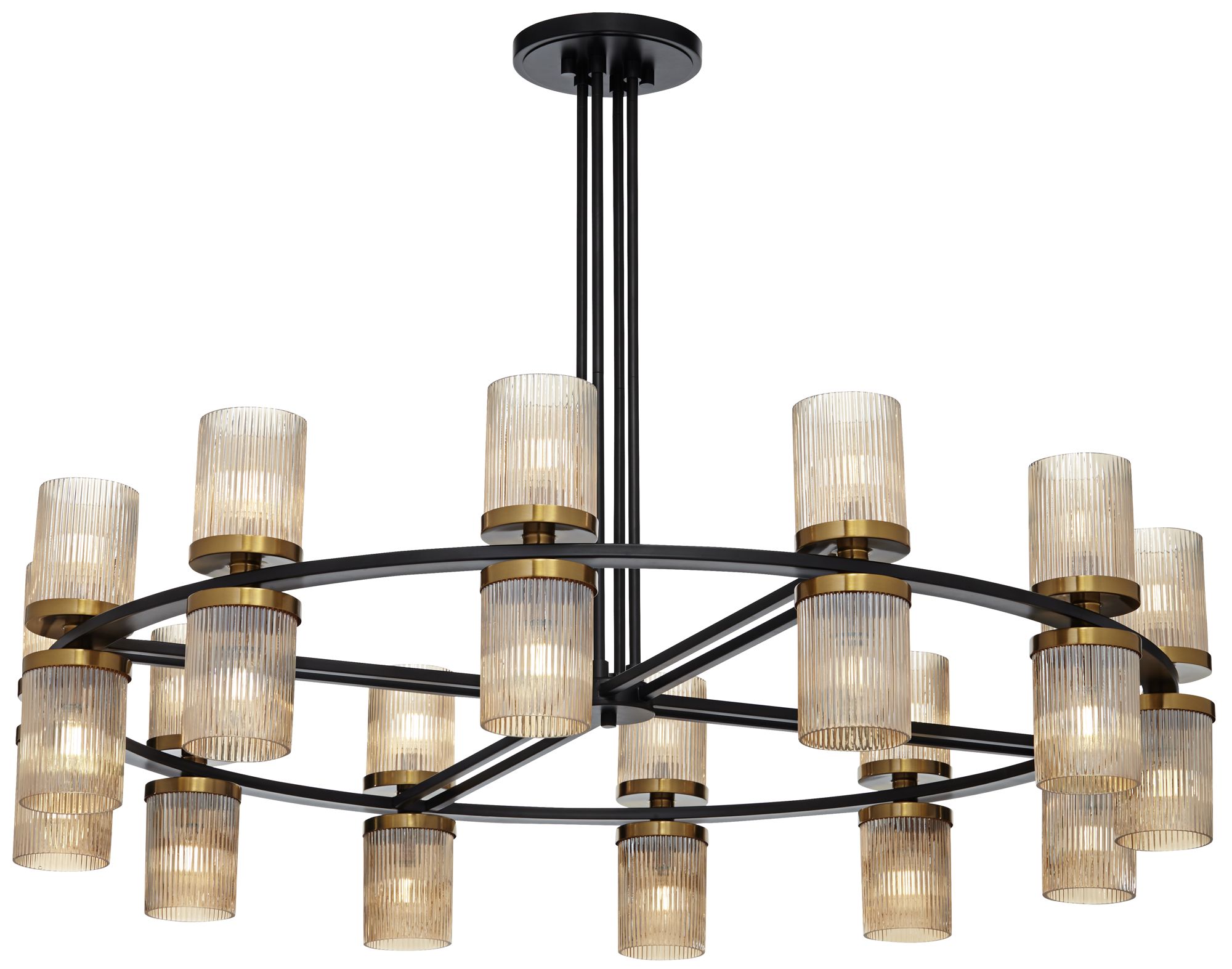 Watch A Video About the Stiffel Palais Champagne Glass 24 Light Chandelier