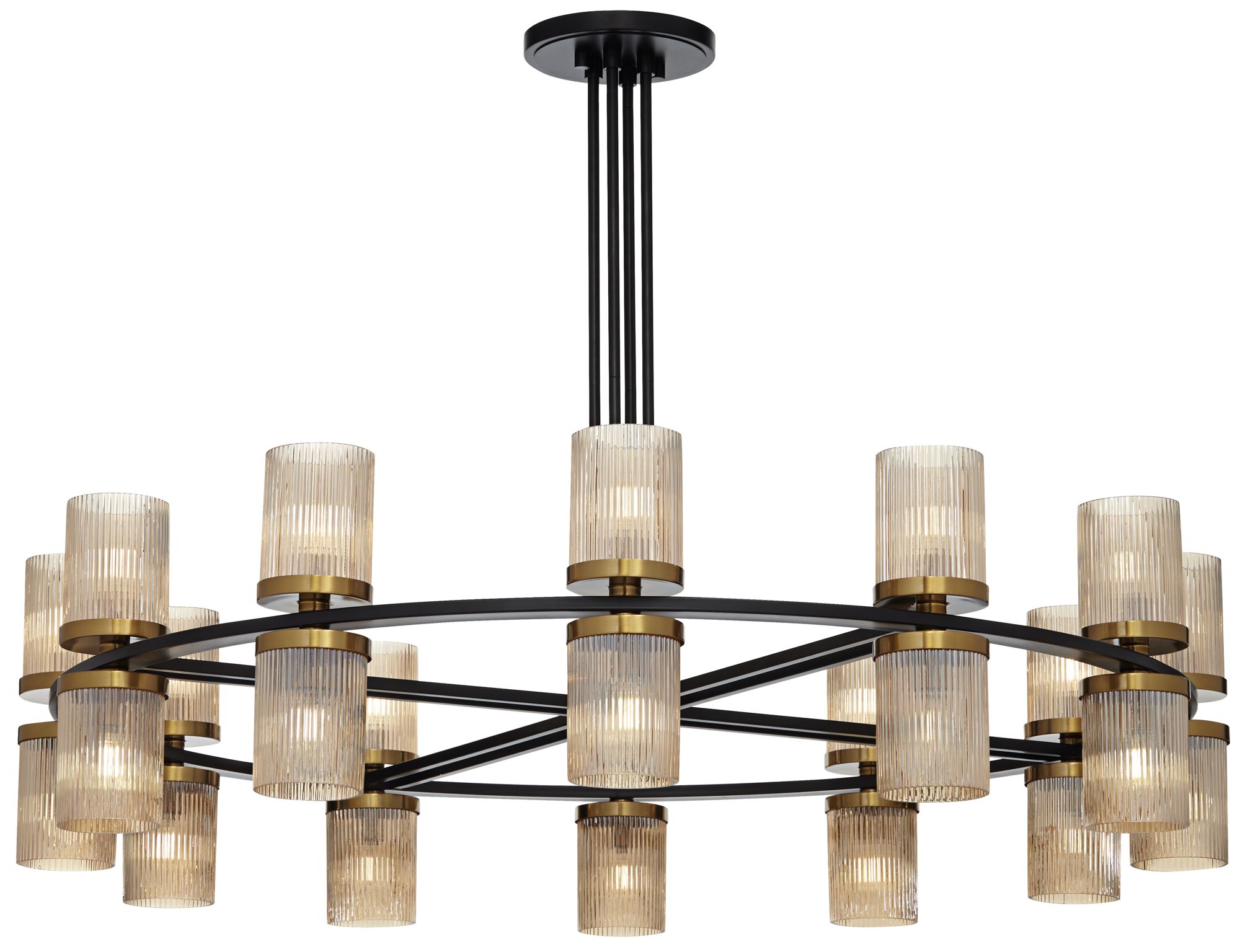 Watch A Video About the Stiffel Palais Champagne Glass 24 Light Chandelier