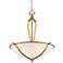 Stiffel Parlene 23 1/2" Wide Gold and Glass 4-Light Pendant Light