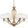 Stiffel Parlene 31" Wide Gold 6-Light Chandelier