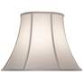 Stiffel Pearl Supreme Satin Bell Lamp Shade 10x19x14 (Spider)
