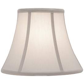 Image1 of Stiffel Pearl Supreme Satin Bell Lamp Shade 6x11x9 (Spider)