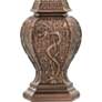 3_Stiffel Perth 13" High Antique Old Bronze Mini Accent Table Lamp more views
