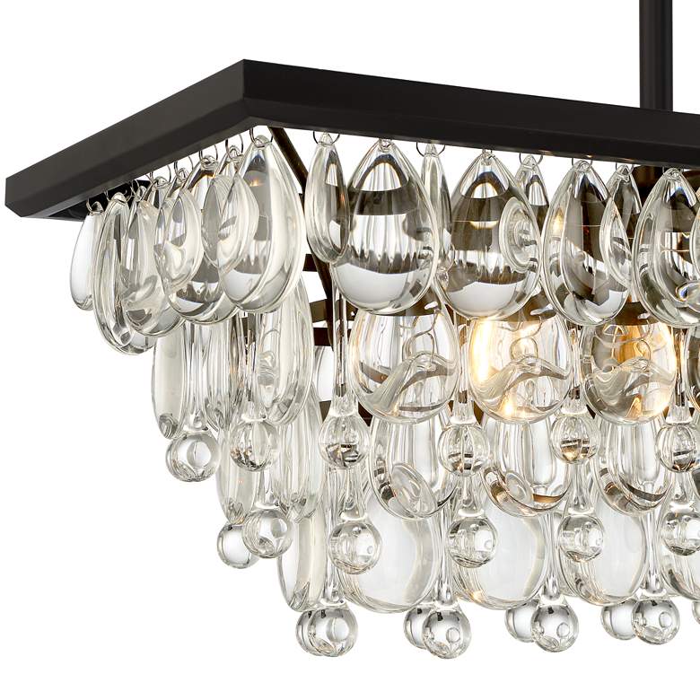 Image 4 Stiffel Petranilla 40 inch Wide Linear Crystal Island Pendant Light more views