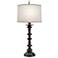 Stiffel Pirro 32" High Candlestick Oxidized Bronze Table Lamp