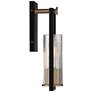 Watch A Video About the Stiffel Ramos Black and Brass Modern Wall Sconce