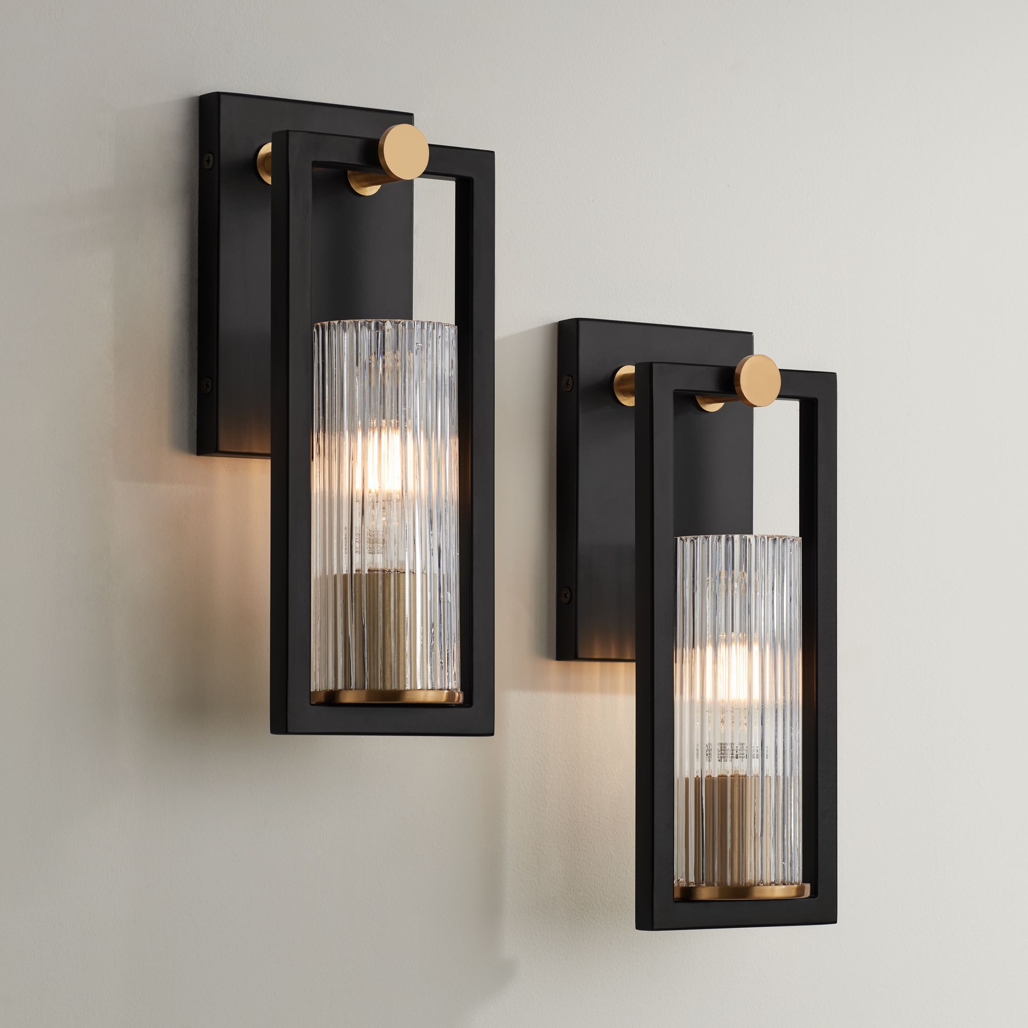 Black sconce wall deals lights