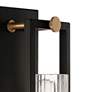 4_Stiffel Ramos 11 1/2" High Black and Brass Wall Sconces Set of 2 more views