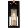 5_Stiffel Ramos 11 1/2" High Black and Brass Wall Sconces Set of 2 more views