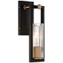 6_Stiffel Ramos 11 1/2" High Black and Brass Wall Sconces Set of 2 more views