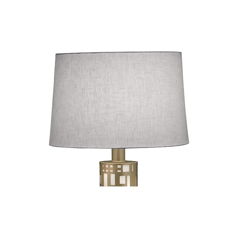 Image 2 Stiffel Rectangles 29" High Cut Oculux Bronze Night Light Table Lamp more views