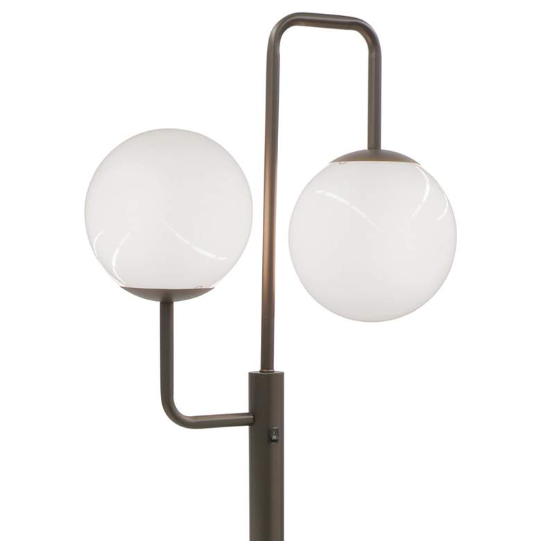 Image 3 Stiffel Remington Square 67" High 2-Orb Oxidized Bronze Floor Lamp more views