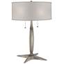 2_Stiffel Ressler 25" High Antique Nickel Metal Table Lamp