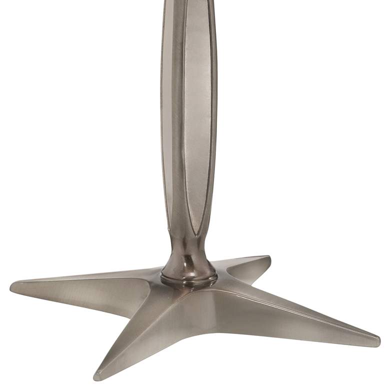 Image 4 Stiffel Ressler 25" High Antique Nickel Metal Table Lamp more views