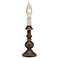 Stiffel Sara 7" High Oxidized Bronze Candle Accent Table Lamp