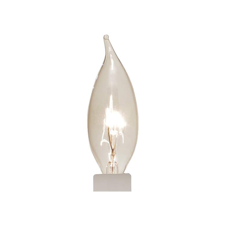 Image 2 Stiffel Sara 7" High Oxidized Bronze Candle Accent Table Lamp more views