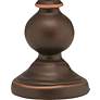 Stiffel Sara 7" High Oxidized Bronze Candle Accent Table Lamp
