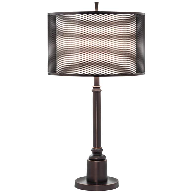 Image 1 Stiffel Shenandoah 30" Oxidized Bronze Metal Table Lamp