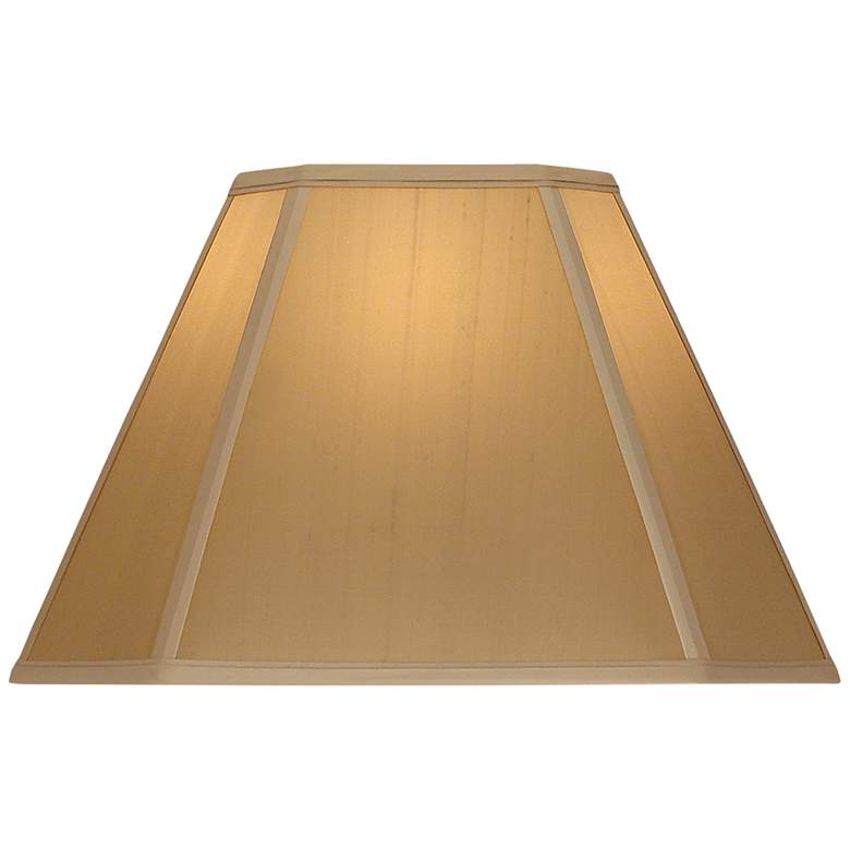 Image 1 Stiffel Tan Silk Cut Corner Square Shade 9x20x14 (Spider)