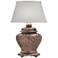 Stiffel Tania 13" High Antique Old Bronze Mini Accent Table Lamp