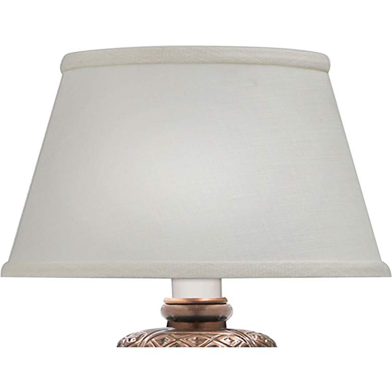 Image 2 Stiffel Tania 13" High Antique Old Bronze Mini Accent Table Lamp more views
