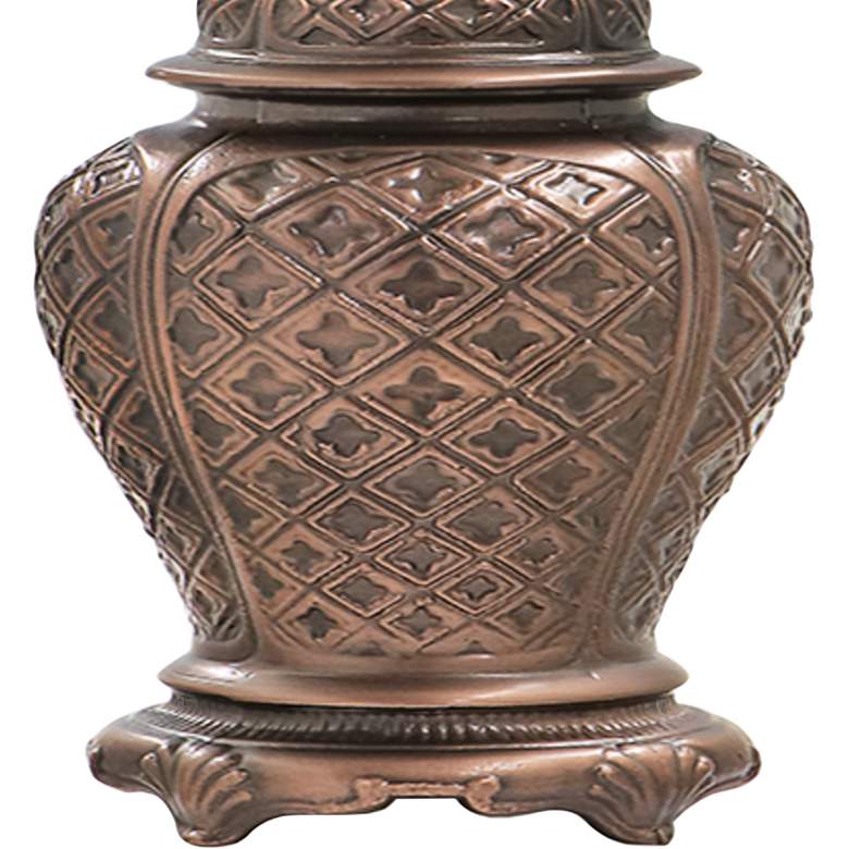 Image 3 Stiffel Tania 13" High Antique Old Bronze Mini Accent Table Lamp more views