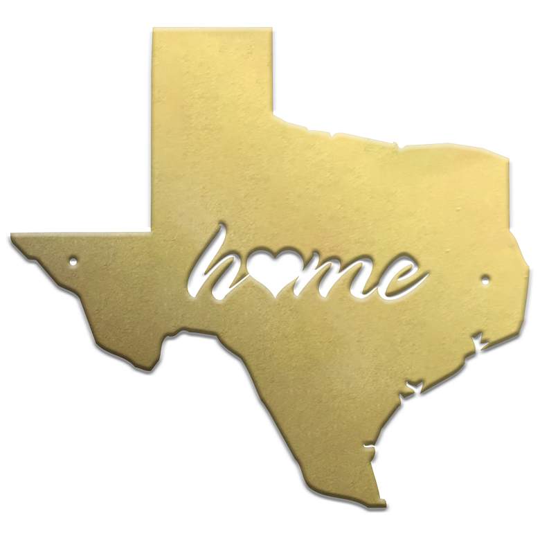 Image 1 Stiffel Texas 24" High Oculux Bronze Metal Wall Art