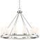 Stiffel Tila 29 1/2"W Brushed Nickel and Glass 12-Light Chandelier