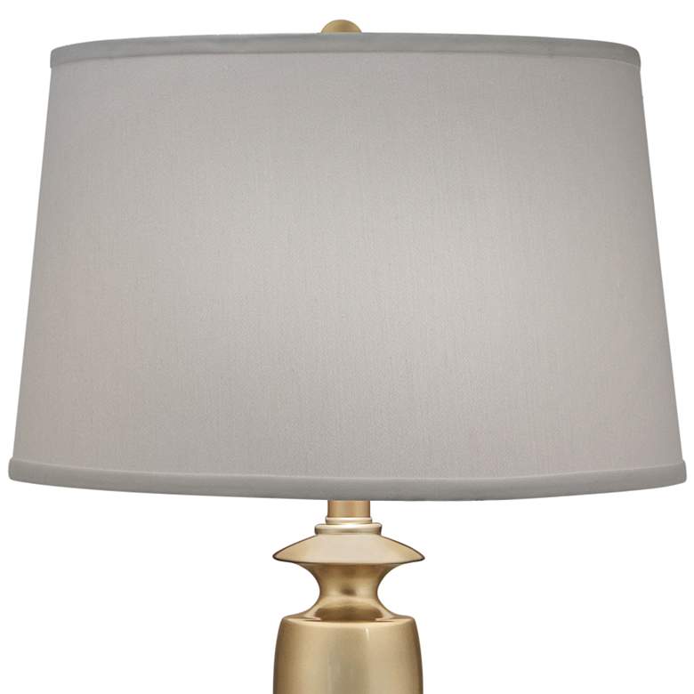 Image 3 Stiffel Tori 27" High Pearl Shade Oculux Bronze Metal Table Lamp more views