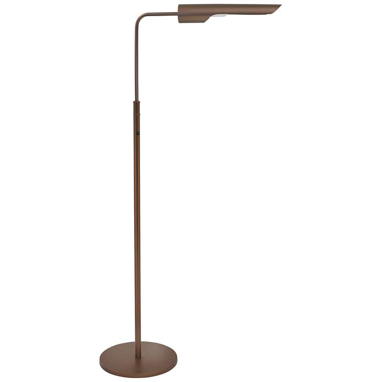 Image 1 Stiffel Trexel 60" Oxidized Bronze Metal Pharmacy Floor Lamp