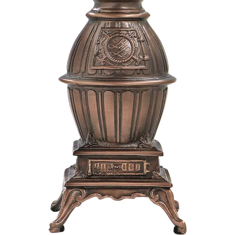 Image 3 Stiffel Verna 14"H Antique Old Bronze Mini Accent Table Lamp more views