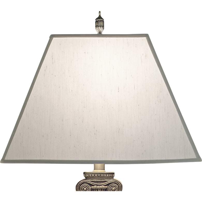 Image 2 Stiffel Verna Burnished Brass and Botticino Metal Table Lamp more views