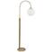 Stiffel Village Square 72" High Oculux Bronze Task Floor Lamp
