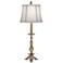 Stiffel Villeneuve Burnished Brass Buffet Table Lamp