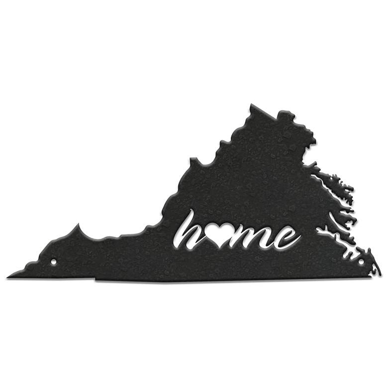 Image 1 Stiffel Virginia 24 inch High Charcoal Metal Wall Art