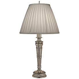 Image1 of Stiffel Virginia 32" High Antique Silver Traditional Table Lamp