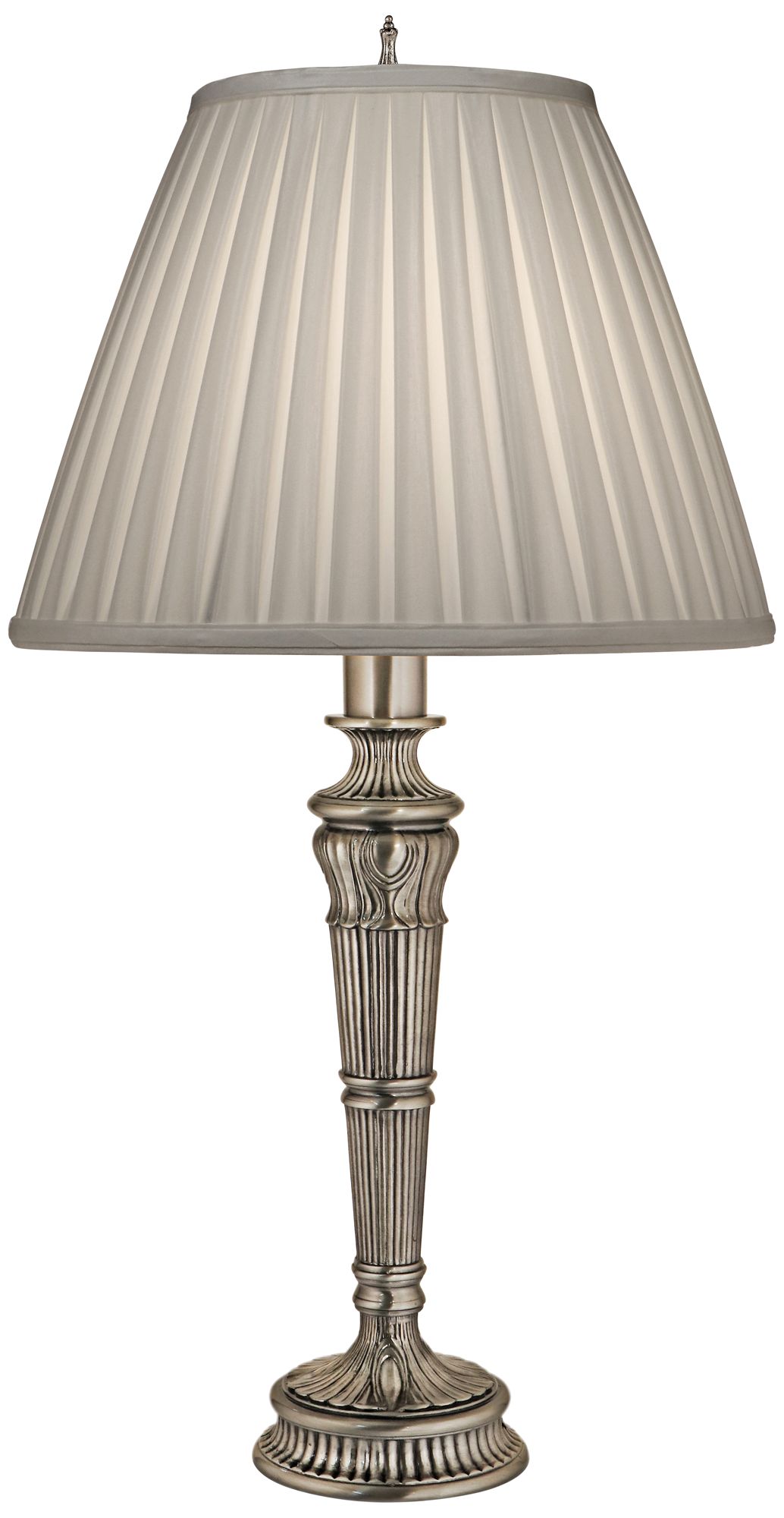 Silver best sale table lamp