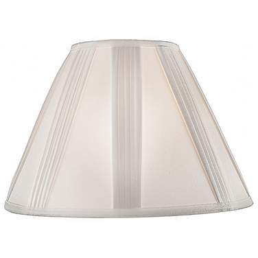 Stiffel White Linen Empire Lamp Shade 9x18x13 (Spider)