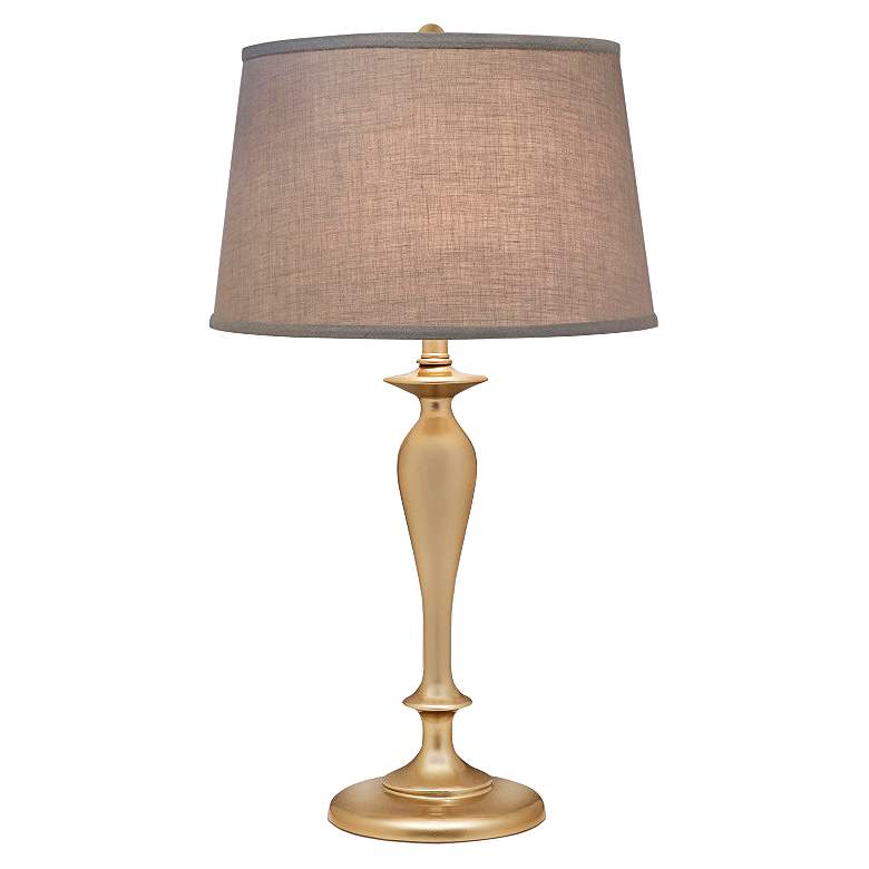 Image 2 Stiffel Willem 28" Oculux Bronze Table Lamp with Geneva Shade