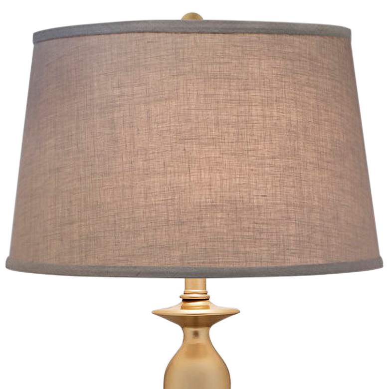 Image 3 Stiffel Willem 28" Oculux Bronze Table Lamp with Geneva Shade more views