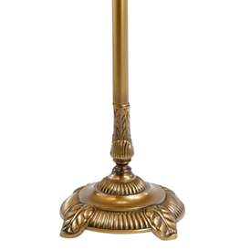 Image3 of Stiffel Wilson 64" Traditional Antique Brass Finish Metal Floor Lamp more views