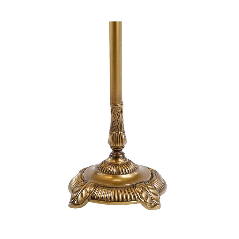 Image 3 Stiffel Wilson 64" Traditional Antique Brass Finish Metal Floor Lamp more views