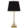 Stiffel Windsor 32" Gold and Crystal Traditional USB Table Lamp