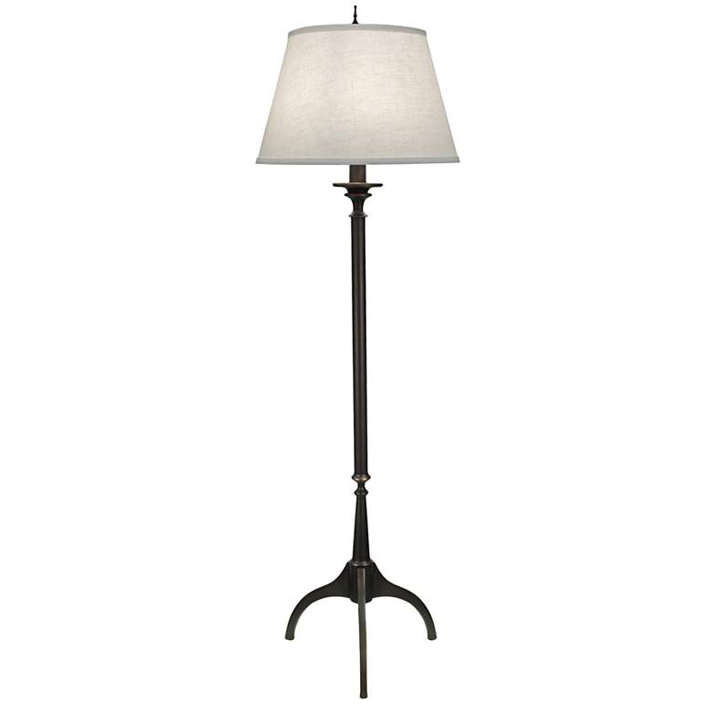 Image 1 Stiffel Wittrock 66 inch Tripod Base Oxidized Bronze Floor Lamp