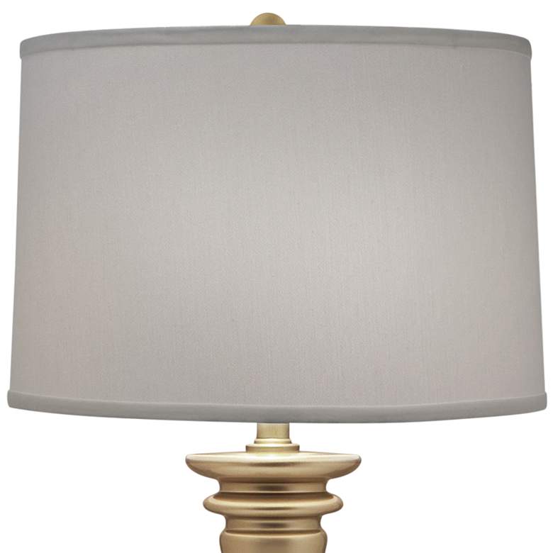 Image 3 Stiffel Yelm 29" High Pearl Shade Oculux Bronze Deco Metal Table Lamp more views
