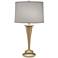 Stiffel Yelm Oculux Bronze Metal Table Lamp with Pearl Shade