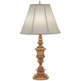 Image1 of Stiffel Youngston Umbered Brass Metal Table Lamp