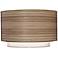 Stiffel Zebrawood and Off-White Double Shade 16x16x8 (Spider)